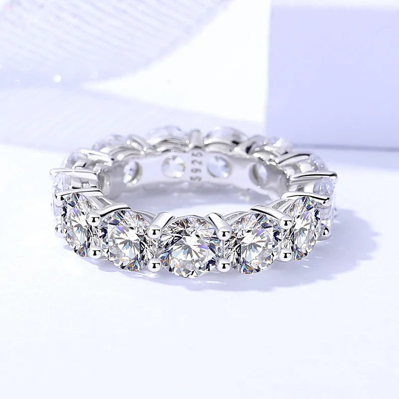Moissanite Eternity Ring