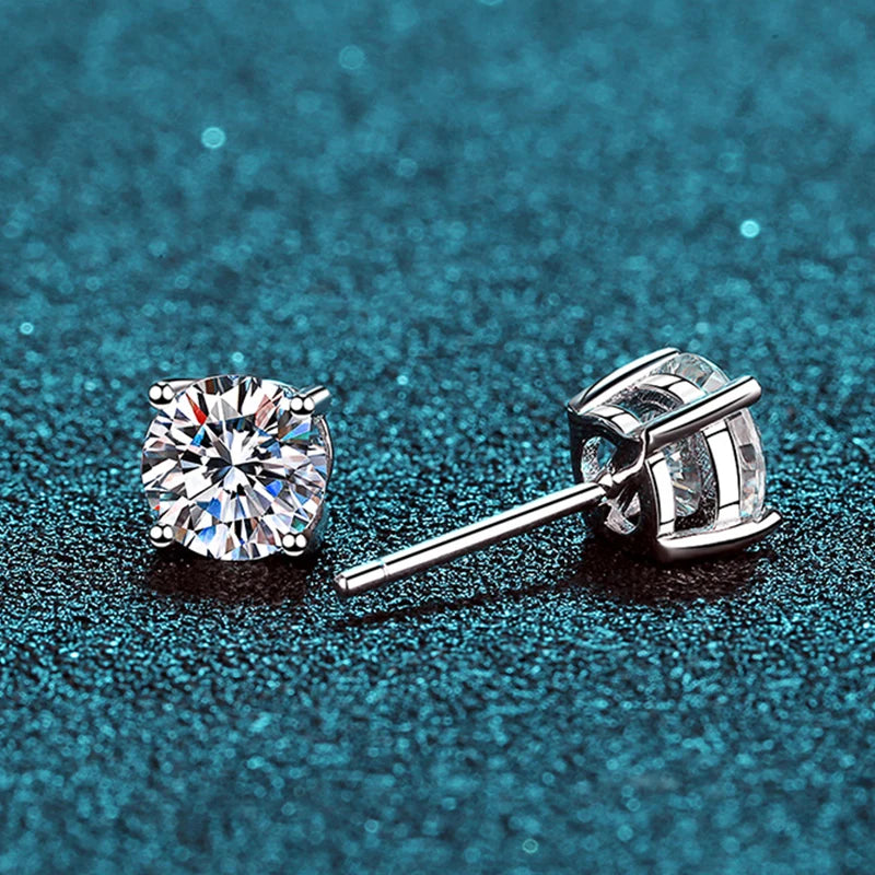 Moissanite Studs