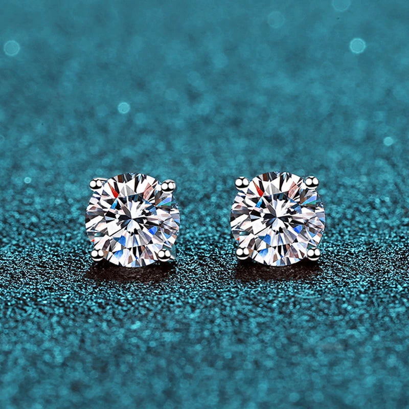 Moissanite Studs