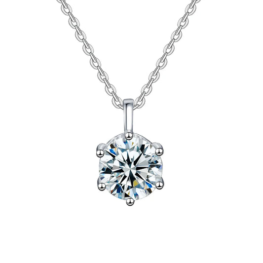 Moissanite Necklace - Solitair