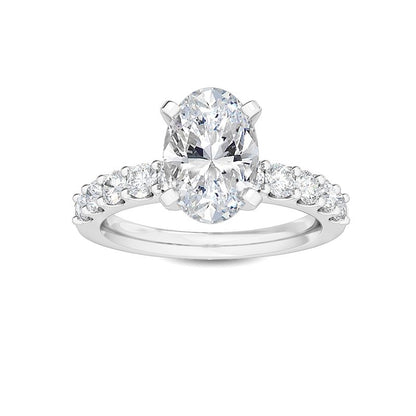 Moissanite Ring - Oval Design