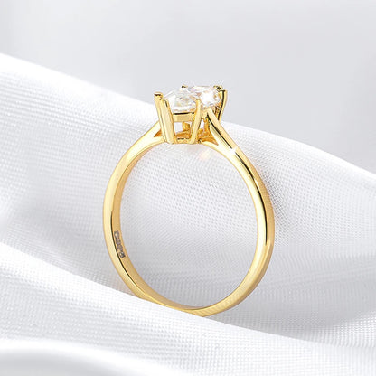 Moissanite Ring - 1 Carat Marquise