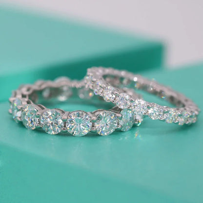 Moissanite Eternity Ring