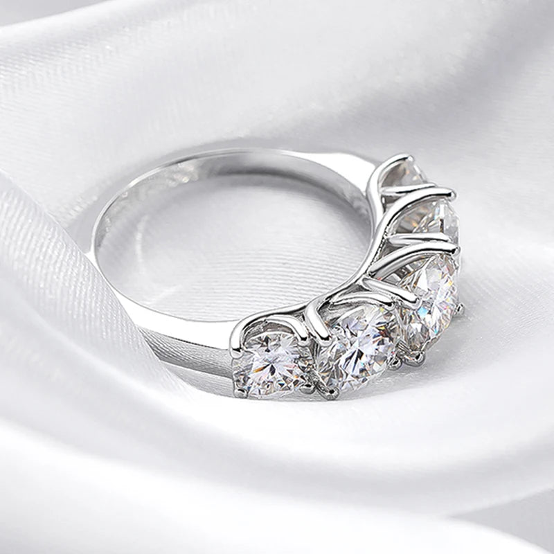 Moissanite Ring - 3.6 Carat