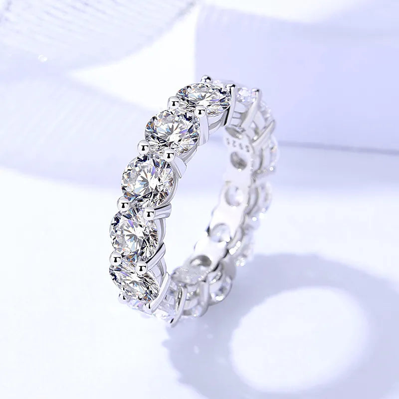 Moissanite Eternity Ring