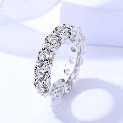 Moissanite Eternity Ring