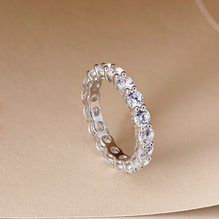 Moissanite Eternity Ring