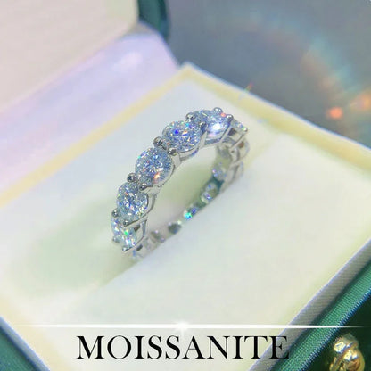 Moissanite Eternity Ring