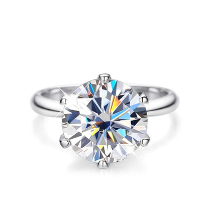 Moissanite ring - Solitaire Brilliant