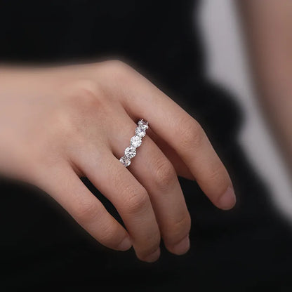 Moissanite Eternity Ring