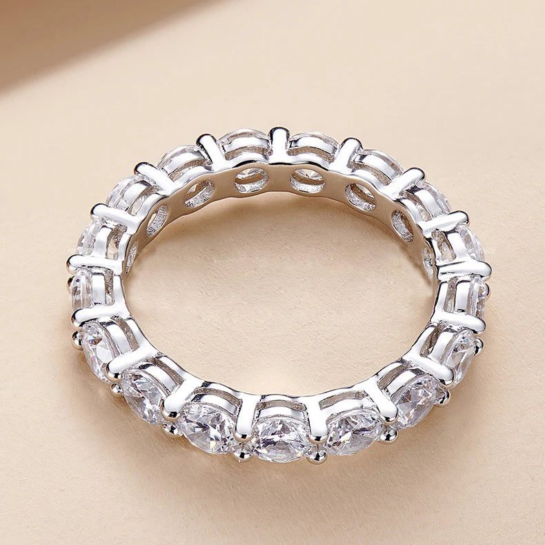 Moissanite Eternity Ring