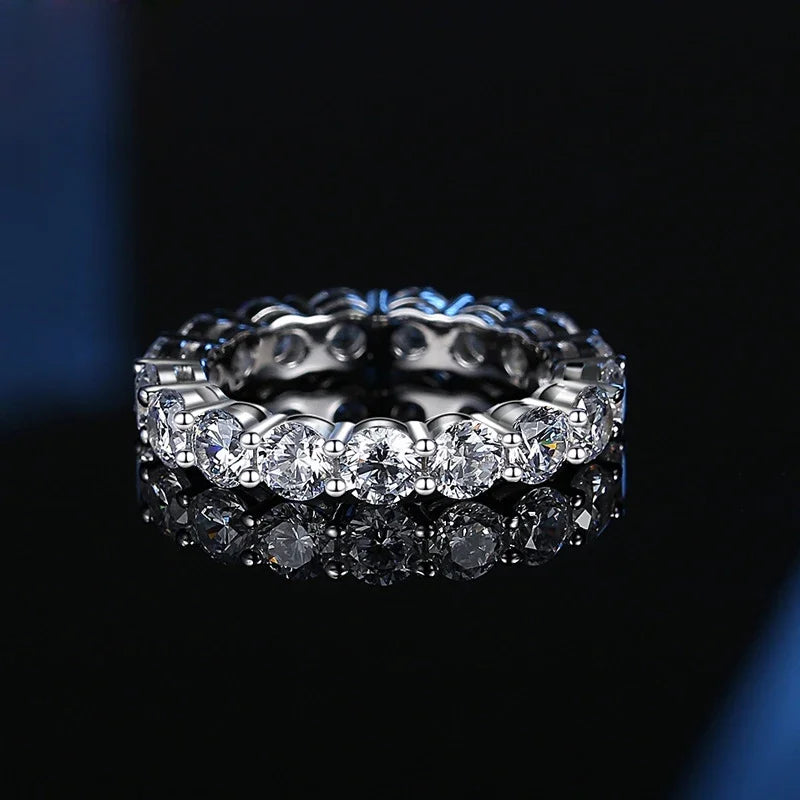 Moissanite Eternity Ring