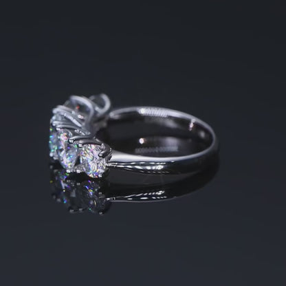 Moissanite Ring - 3.6 Carat